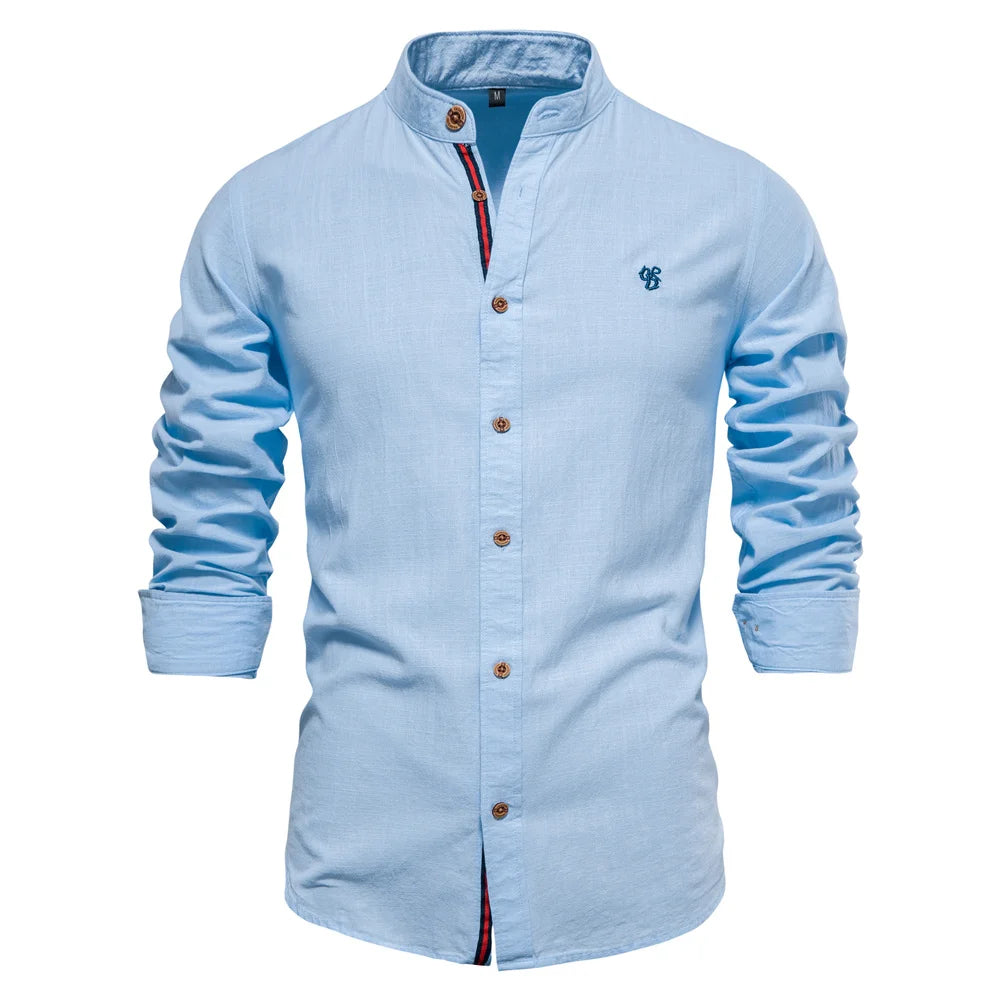 Chemise Slim Fit Business - Col Mandarin