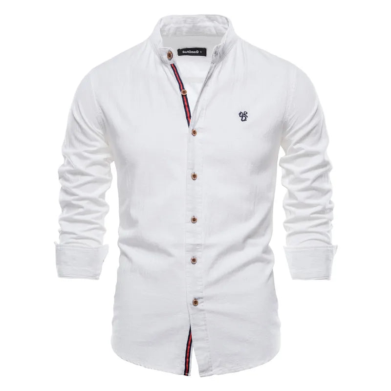 Chemise Slim Fit Business - Col Mandarin